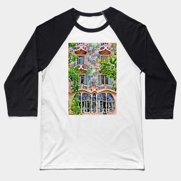 Landscapes of an imaginative mind Baseball T-Shirt by Cretense72